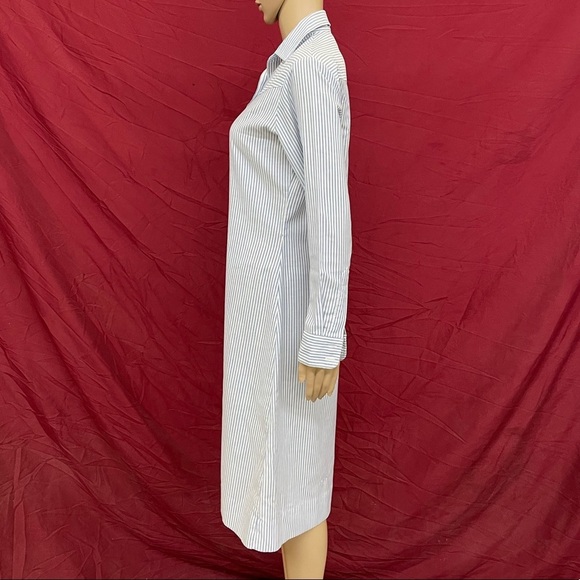 Sheplers Western Wear Oversized Railroad Stripe collared dress size small - Picture 4 of 6